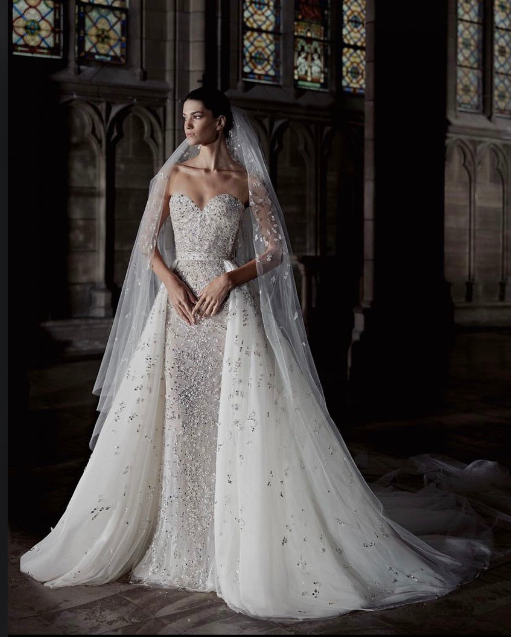 Custom bridal dress